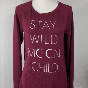 Long sleeve high-low top